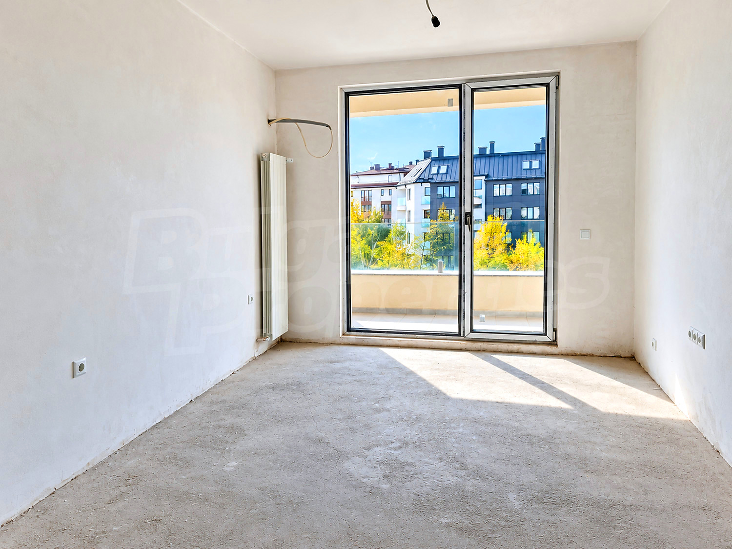 inside, view from balcony