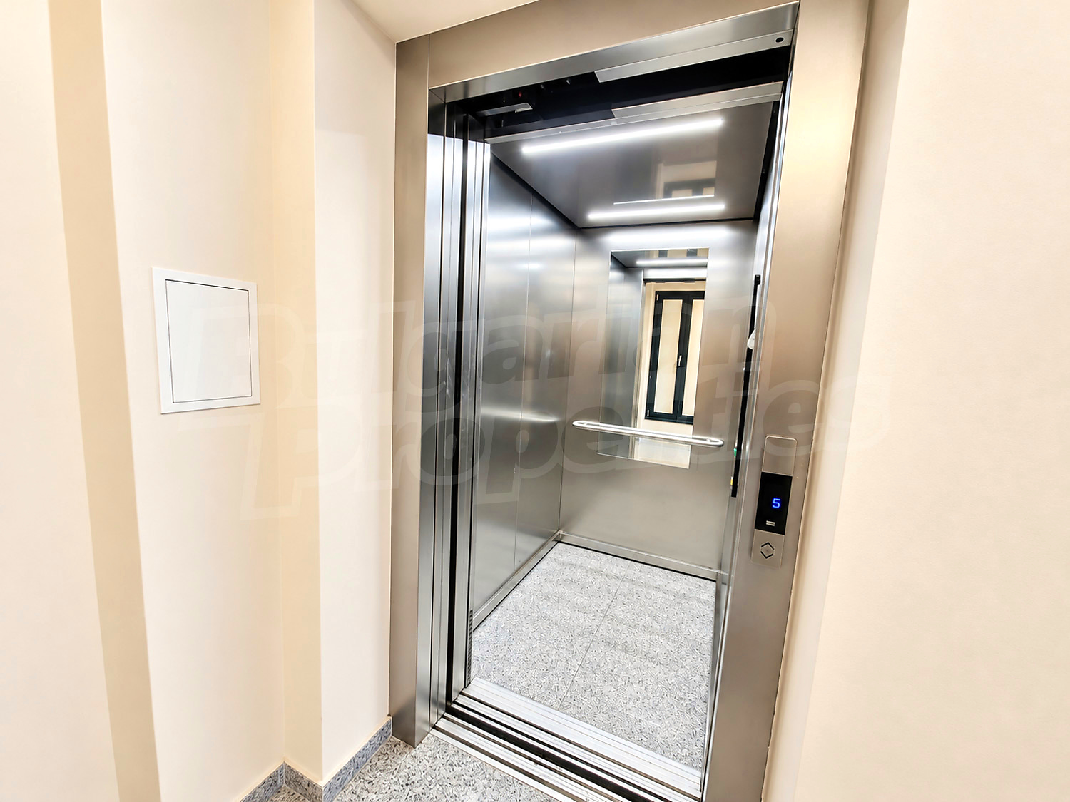 inside building entrance