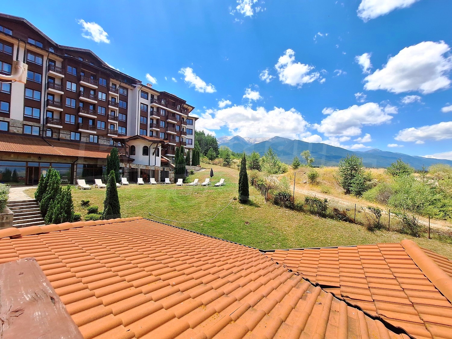 outside, facade, mountain, green area