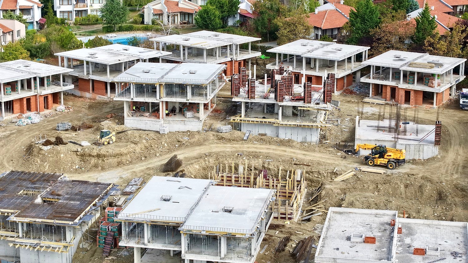 outside, facade, construction