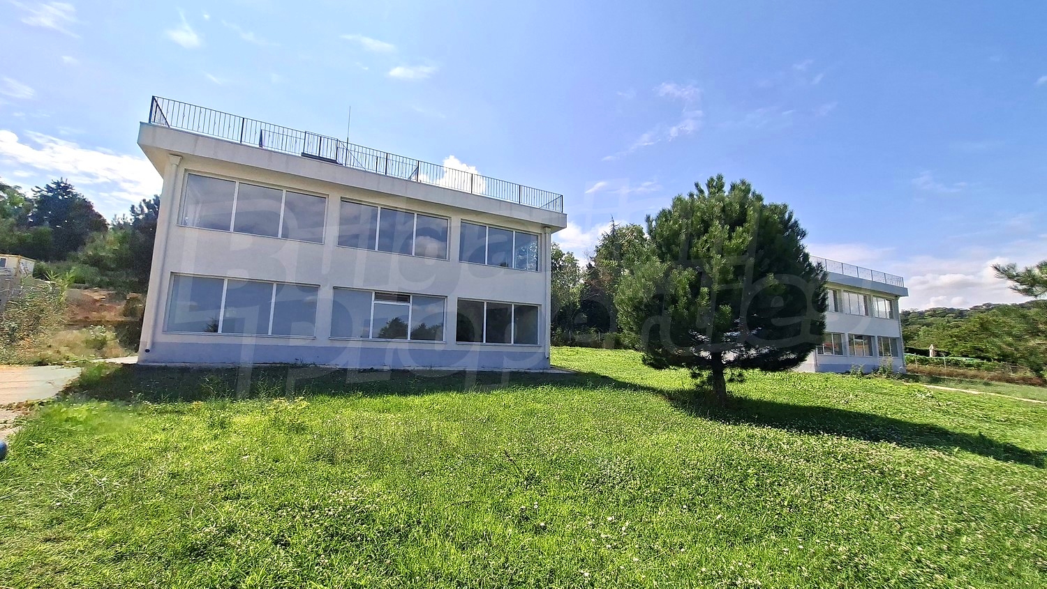 outside, facade, garden, green area