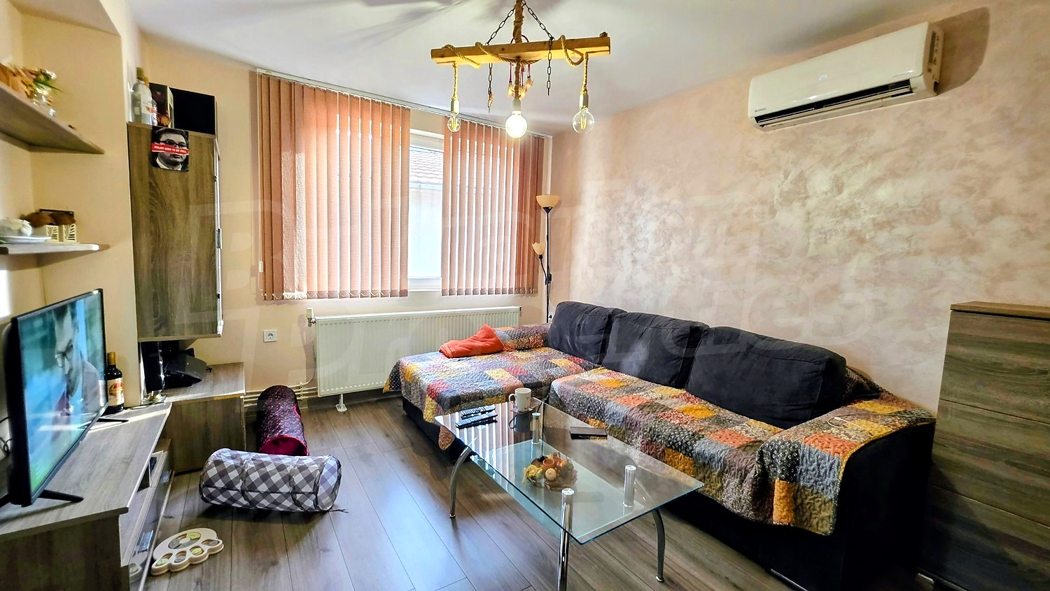 inside, living room, furnished