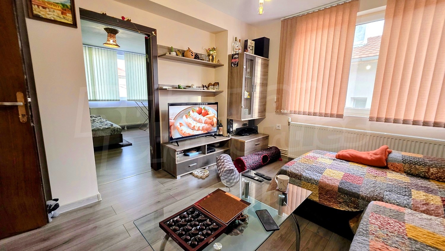 inside, living room, bedroom, furnished