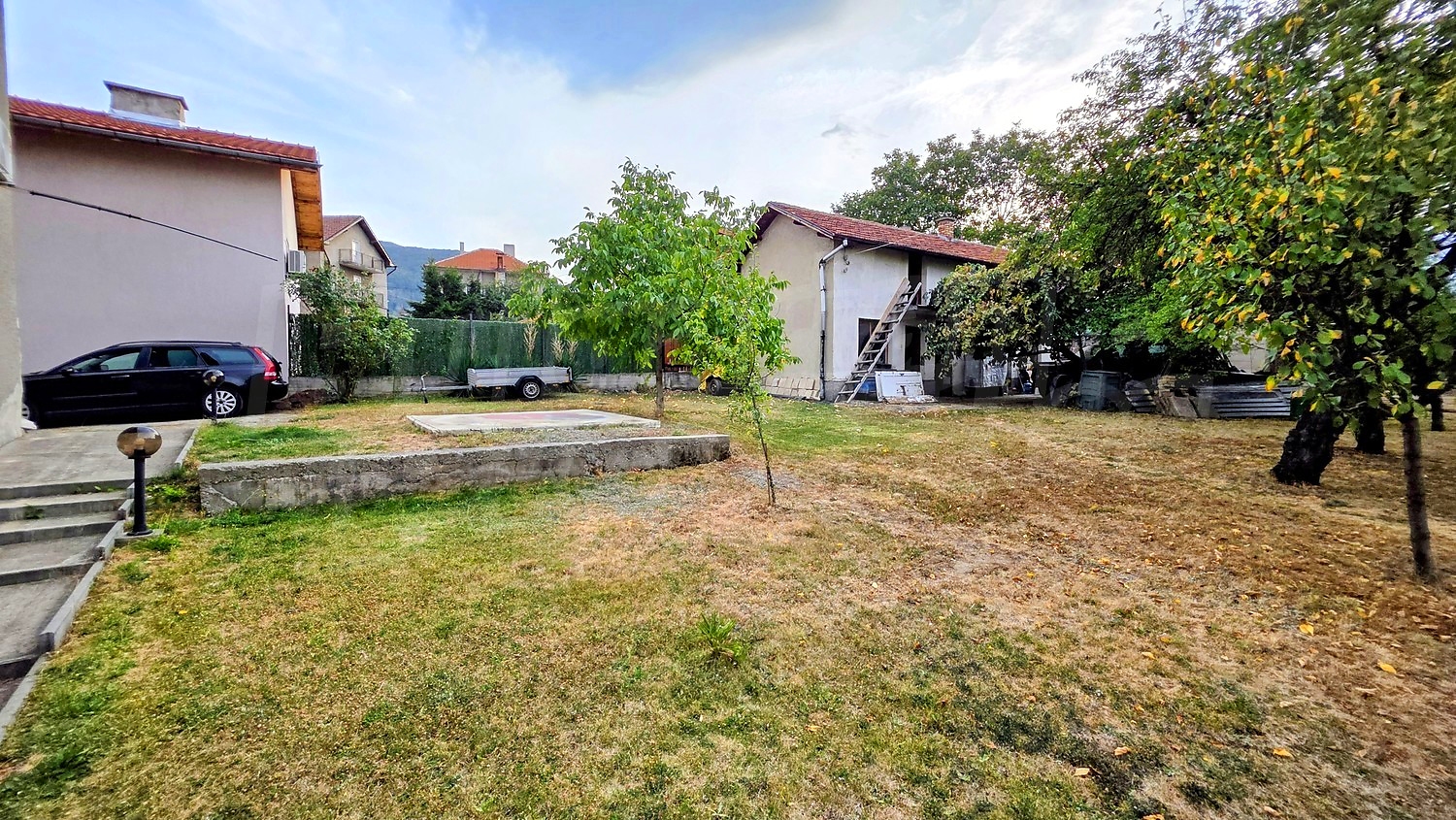 outside, garden, parking