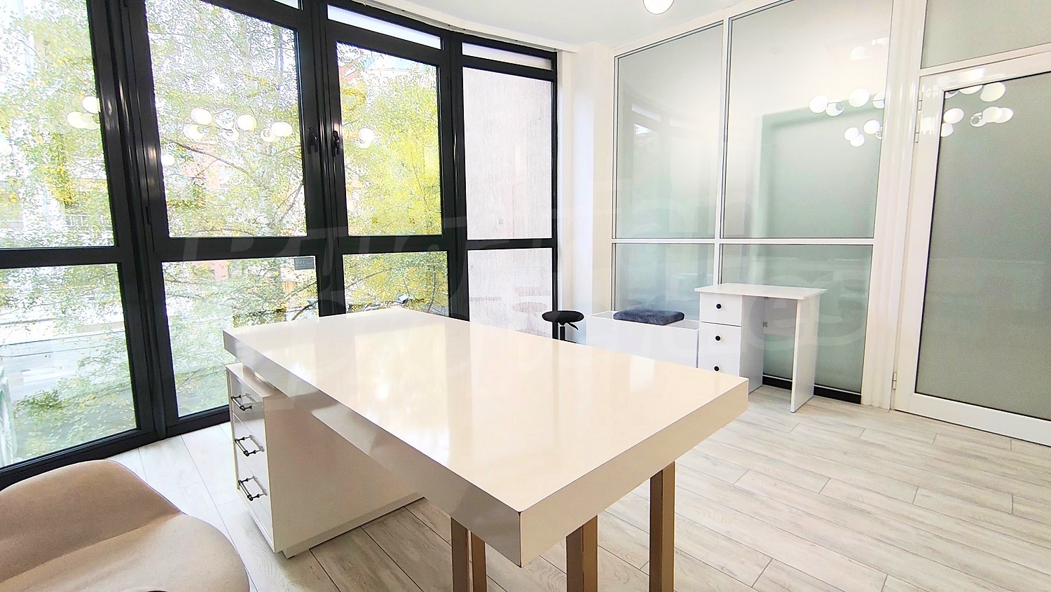 inside, furnished, view from balcony