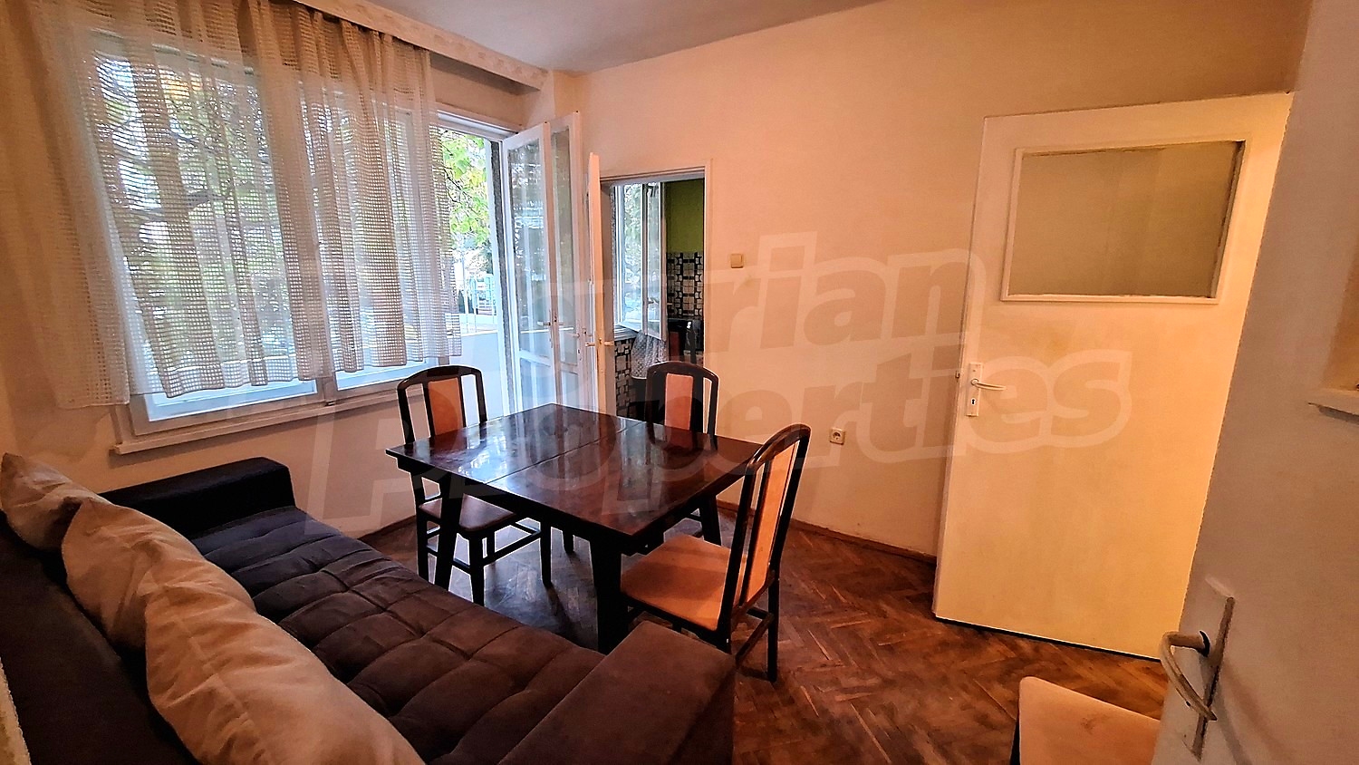 inside, living room, furnished