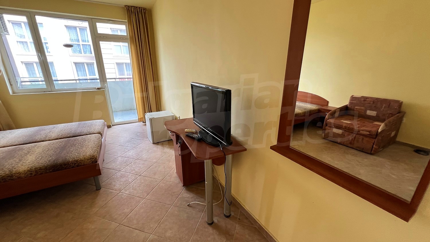 inside, living room, balcony, furnished