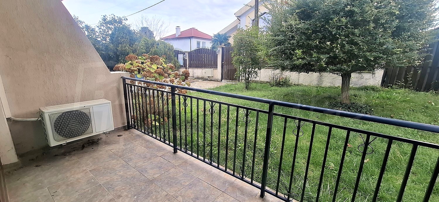 outside, garden, view from balcony, balcony