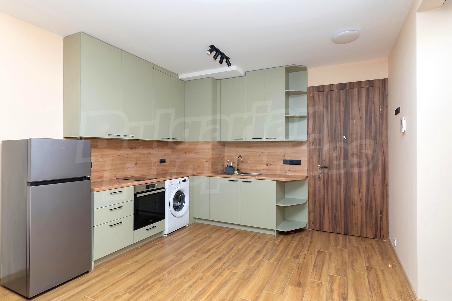 inside, kitchen, furnished