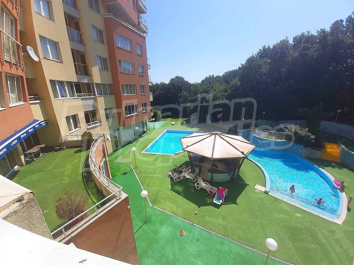 outside, pool, garden