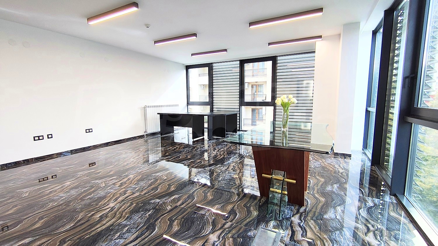 inside, furnished