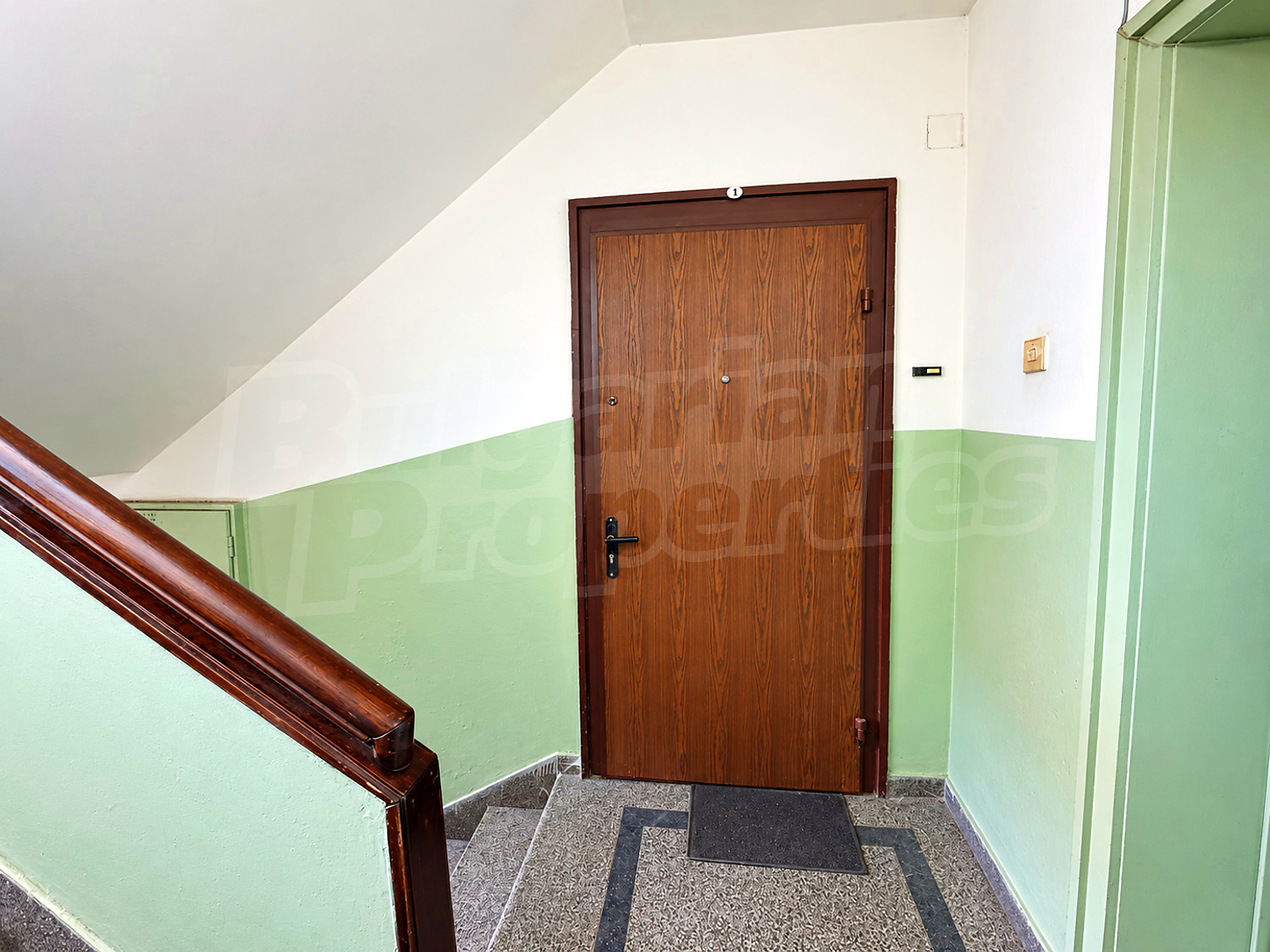 stairs, inside building entrance