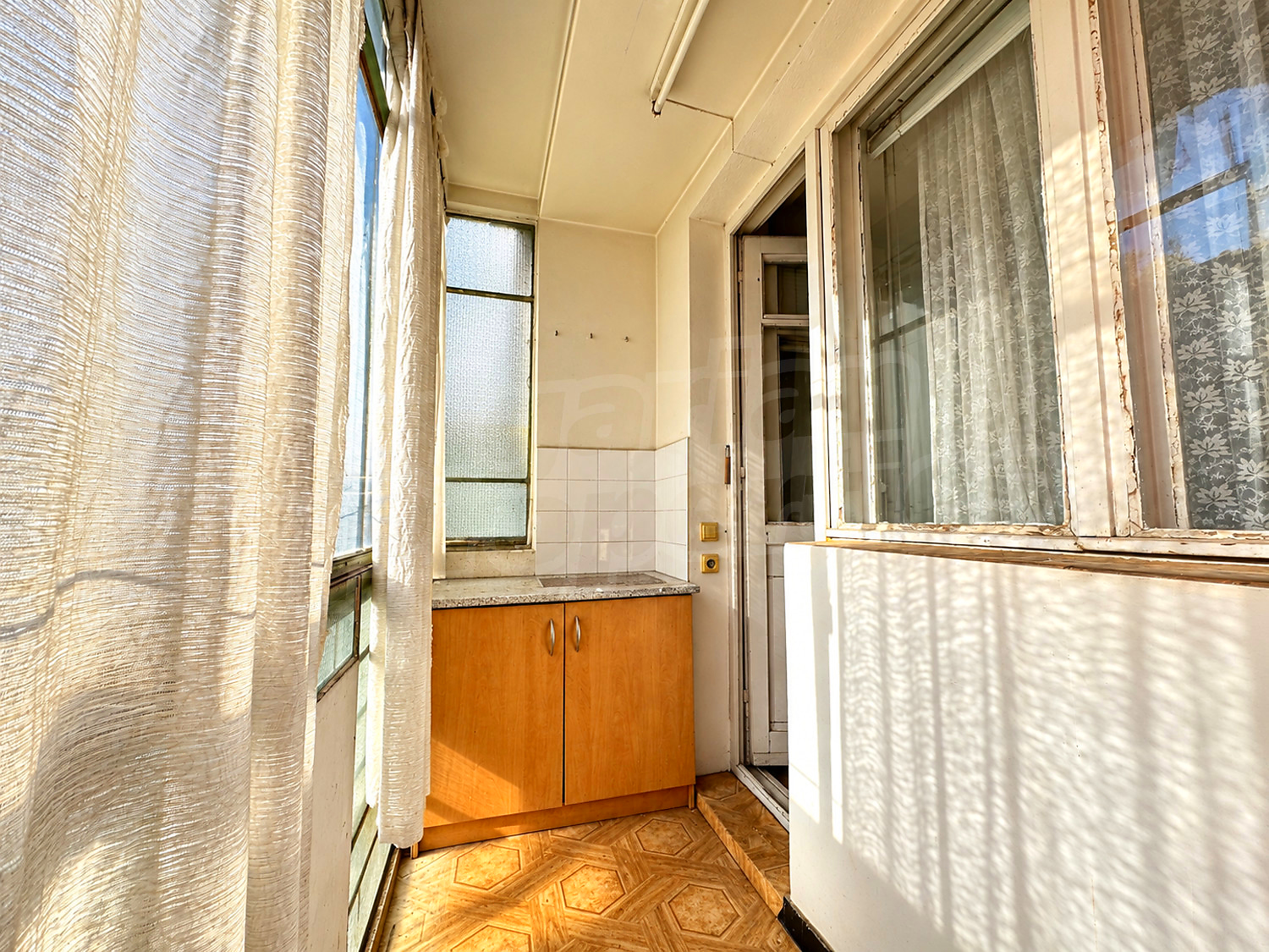inside, balcony, furnished