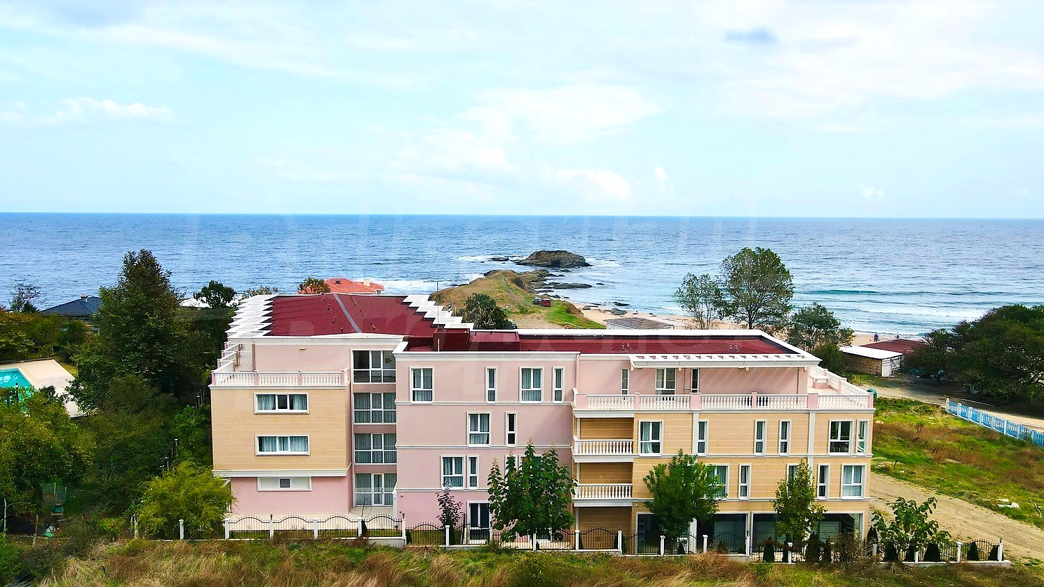 outside, facade, sea