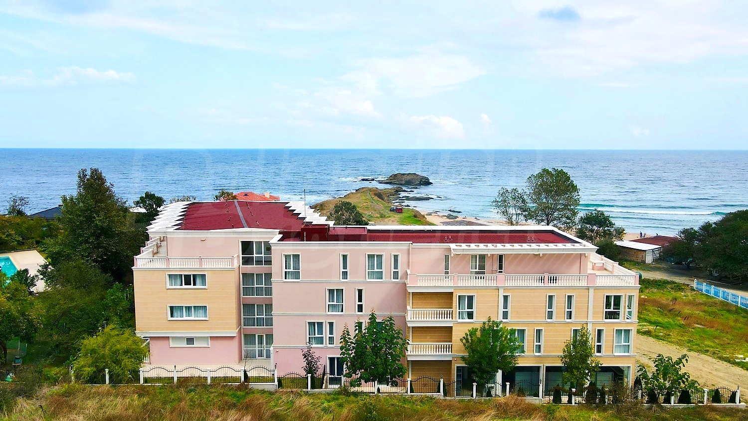 outside, facade, sea