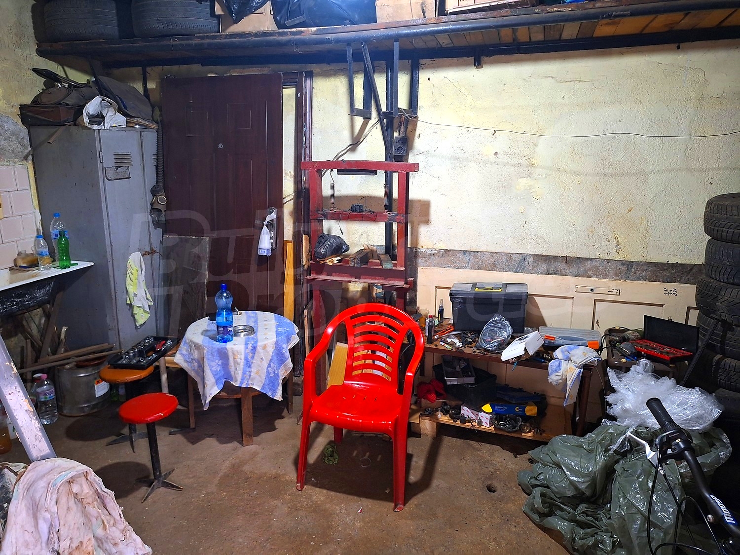 inside, garage