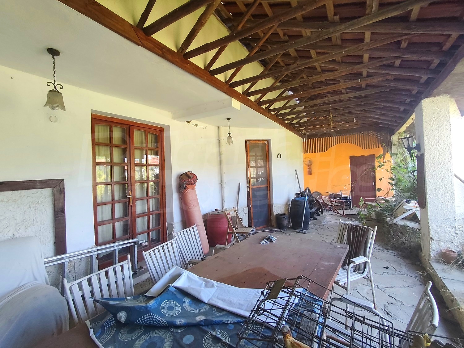 outside, balcony