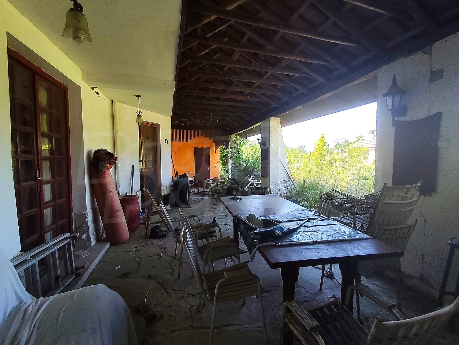 balcony, outside, furnished