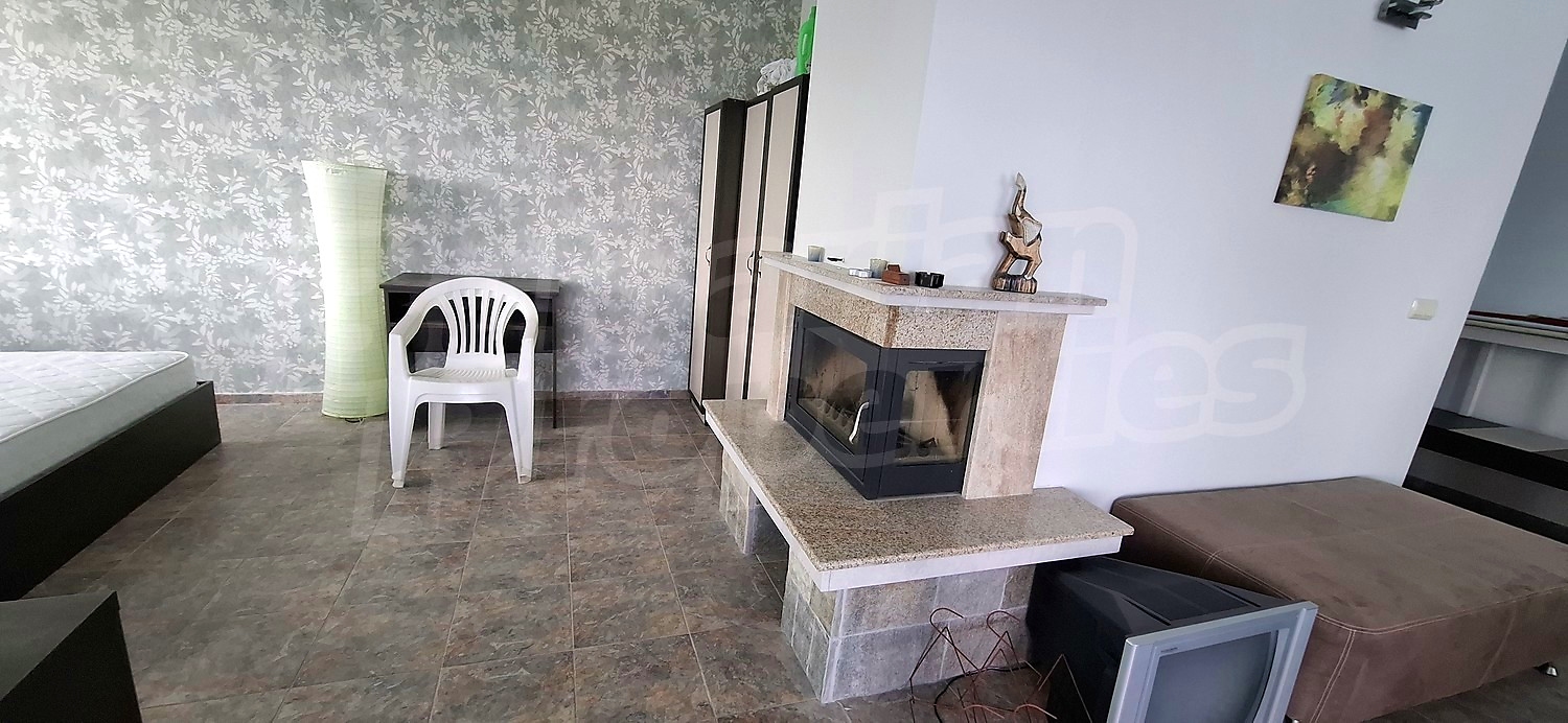 inside, bedroom, fireplace, furnished