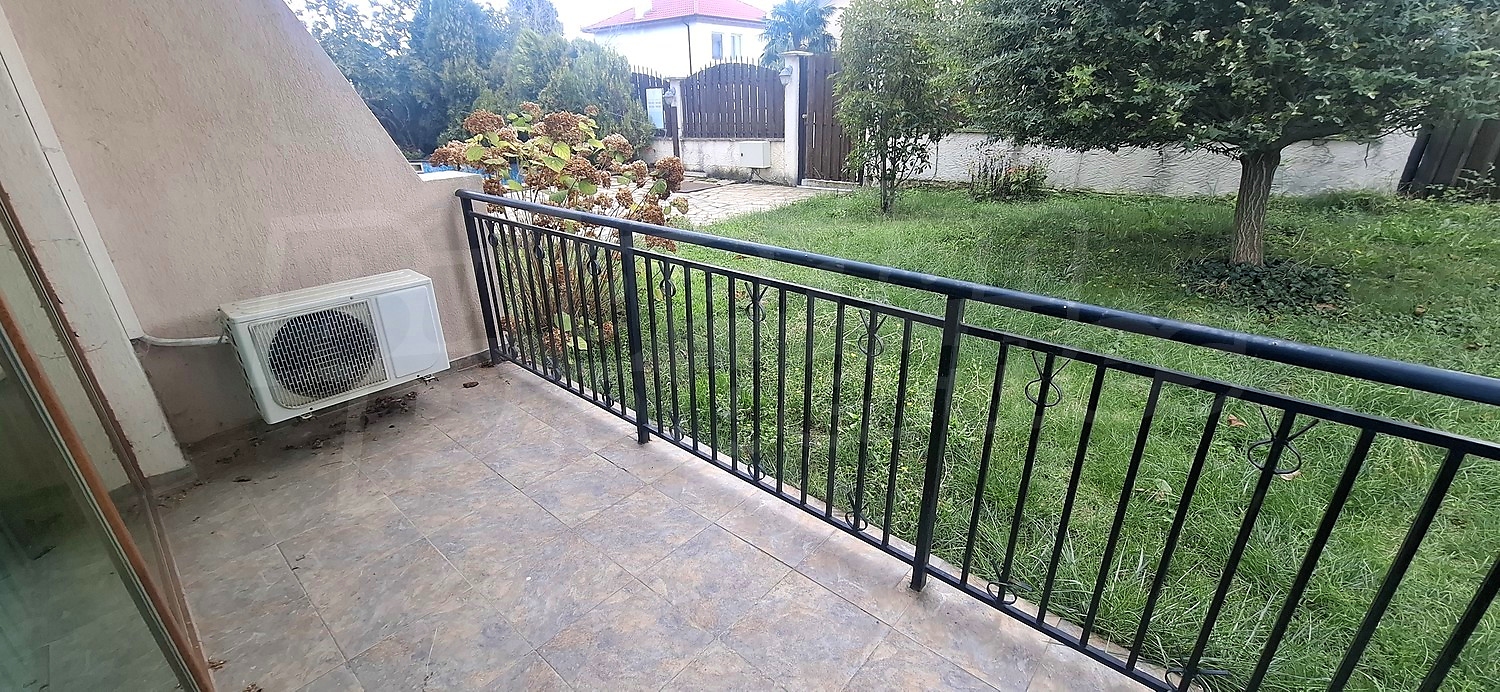 balcony, view from balcony, garden, outside