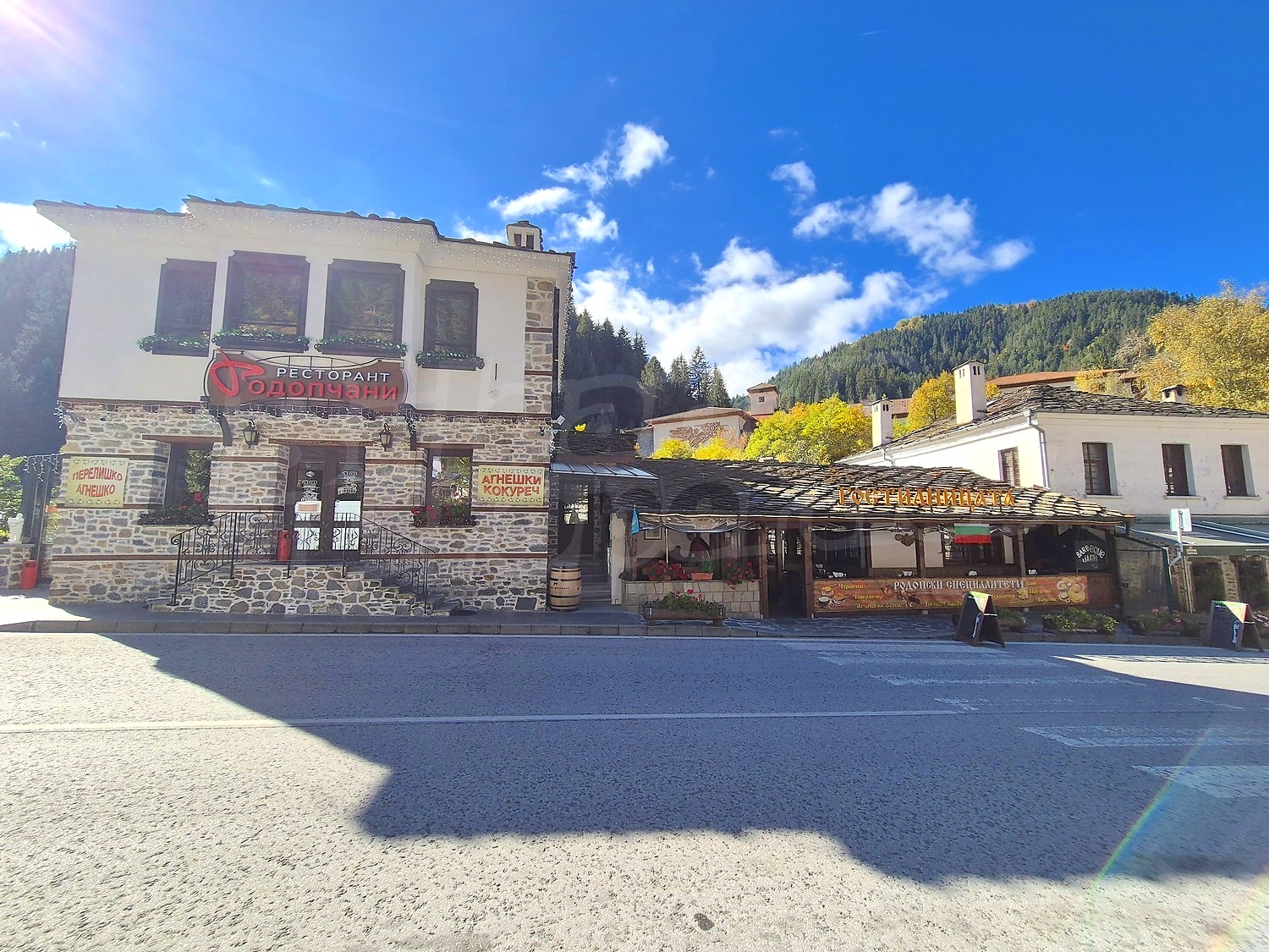 outside, facade, mountain