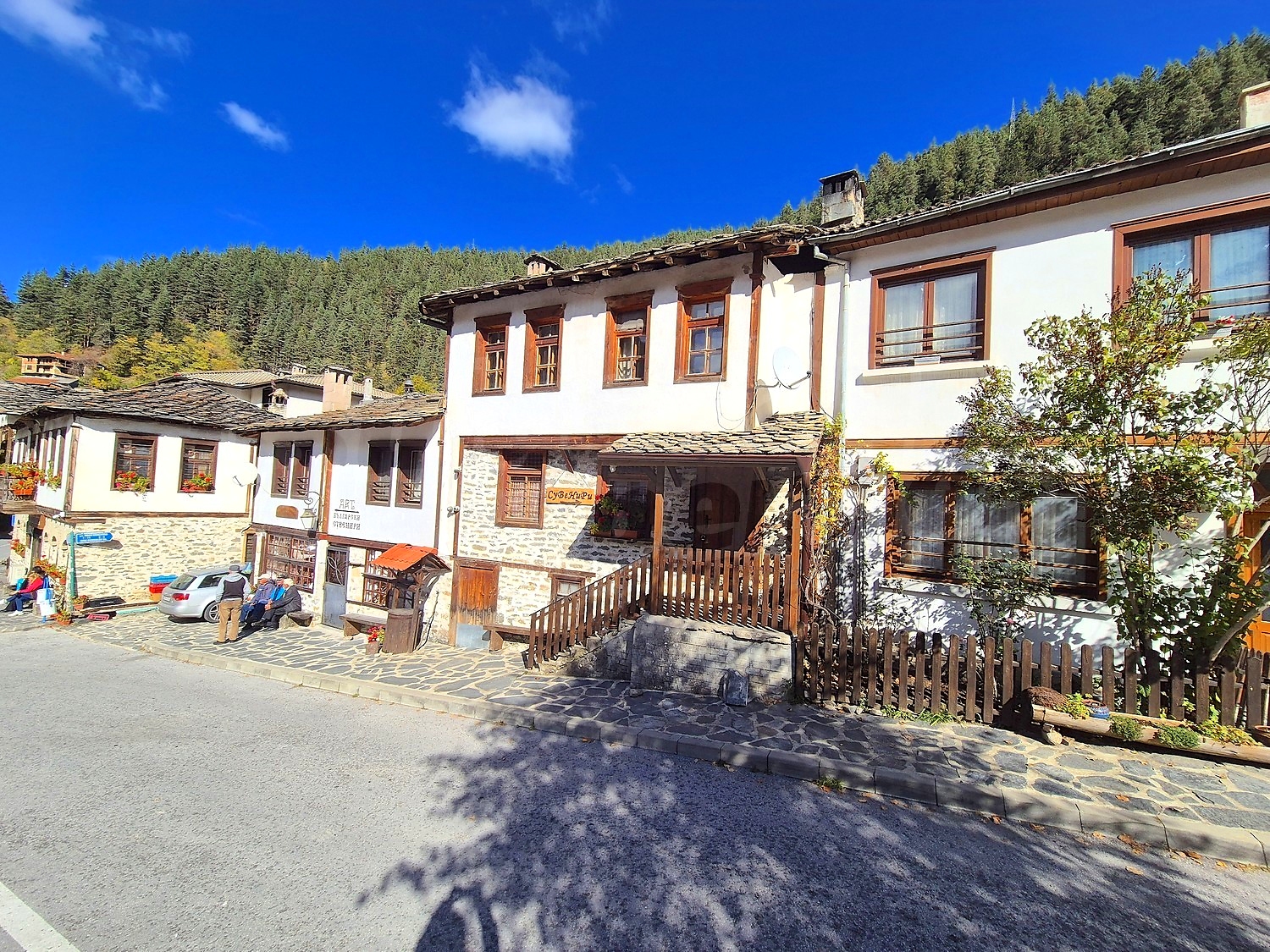 facade, outside, mountain