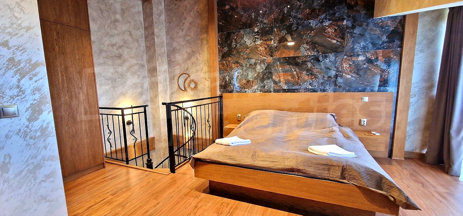 inside, bedroom, stairs, furnished