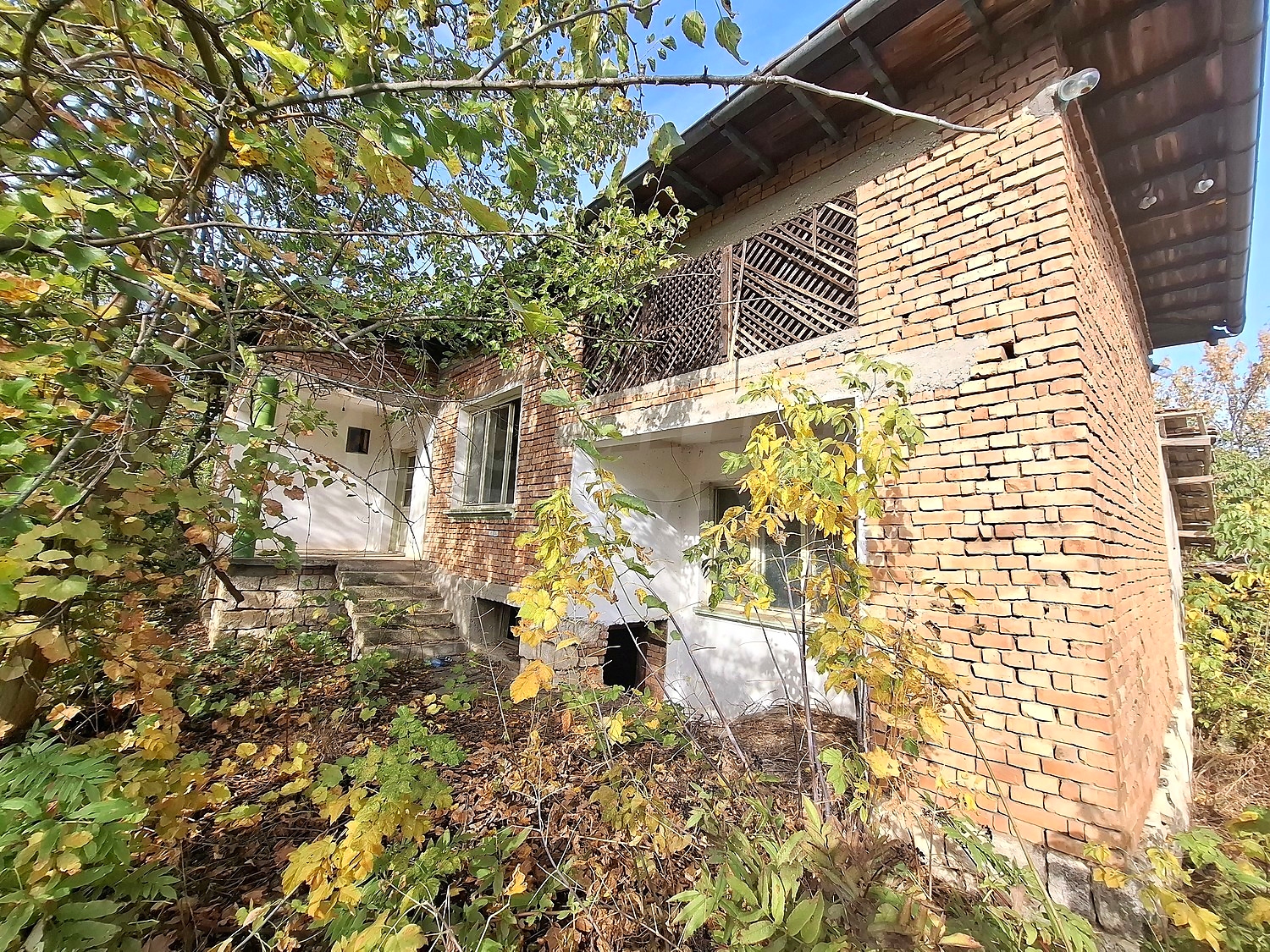 facade, outside, garden