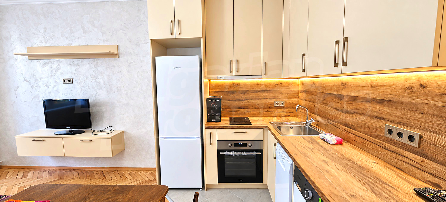 inside, kitchen, furnished