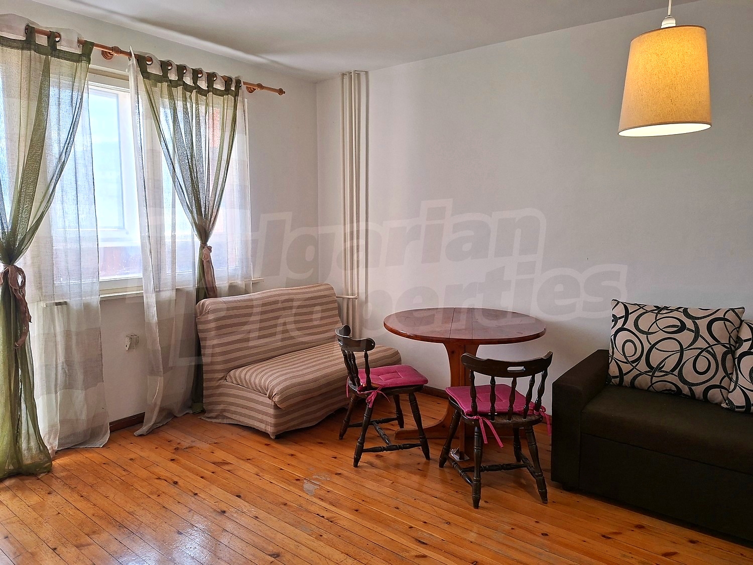 inside, living room, furnished