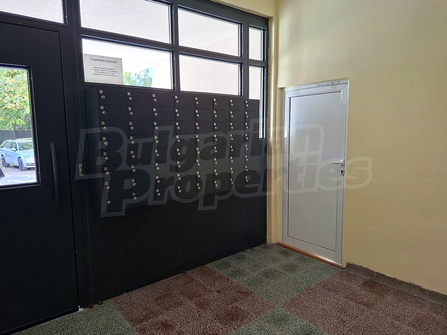 inside building entrance