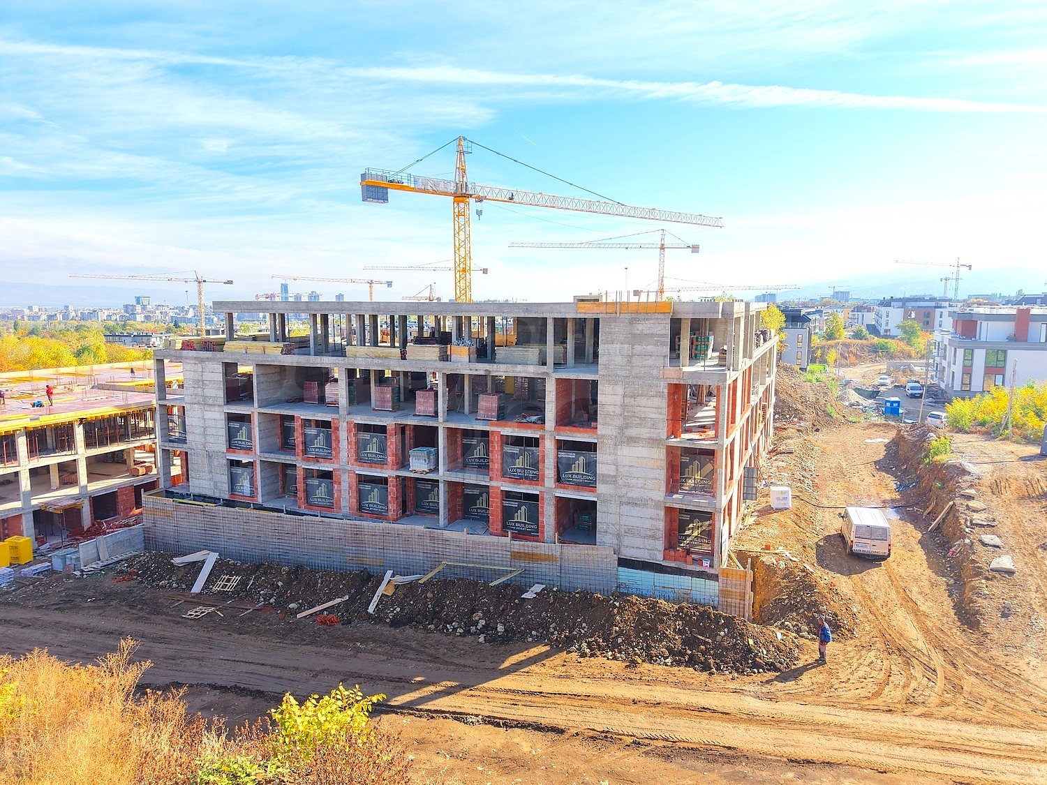 outside, facade, construction