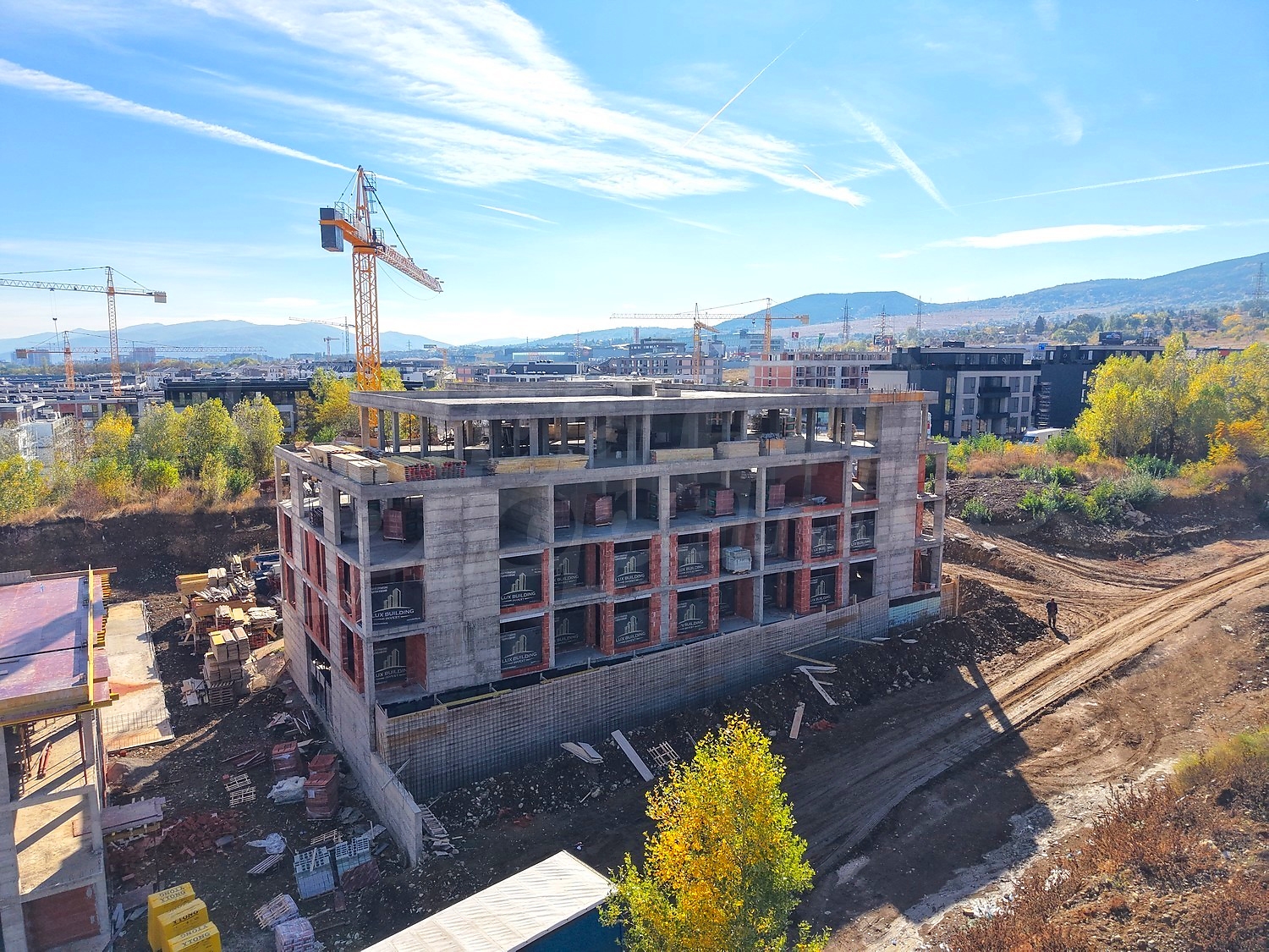 outside, facade, construction