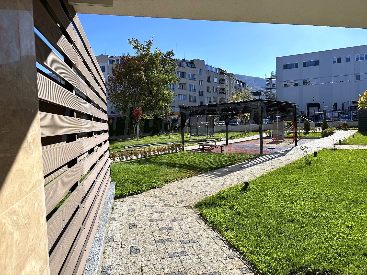 outside, garden, green area