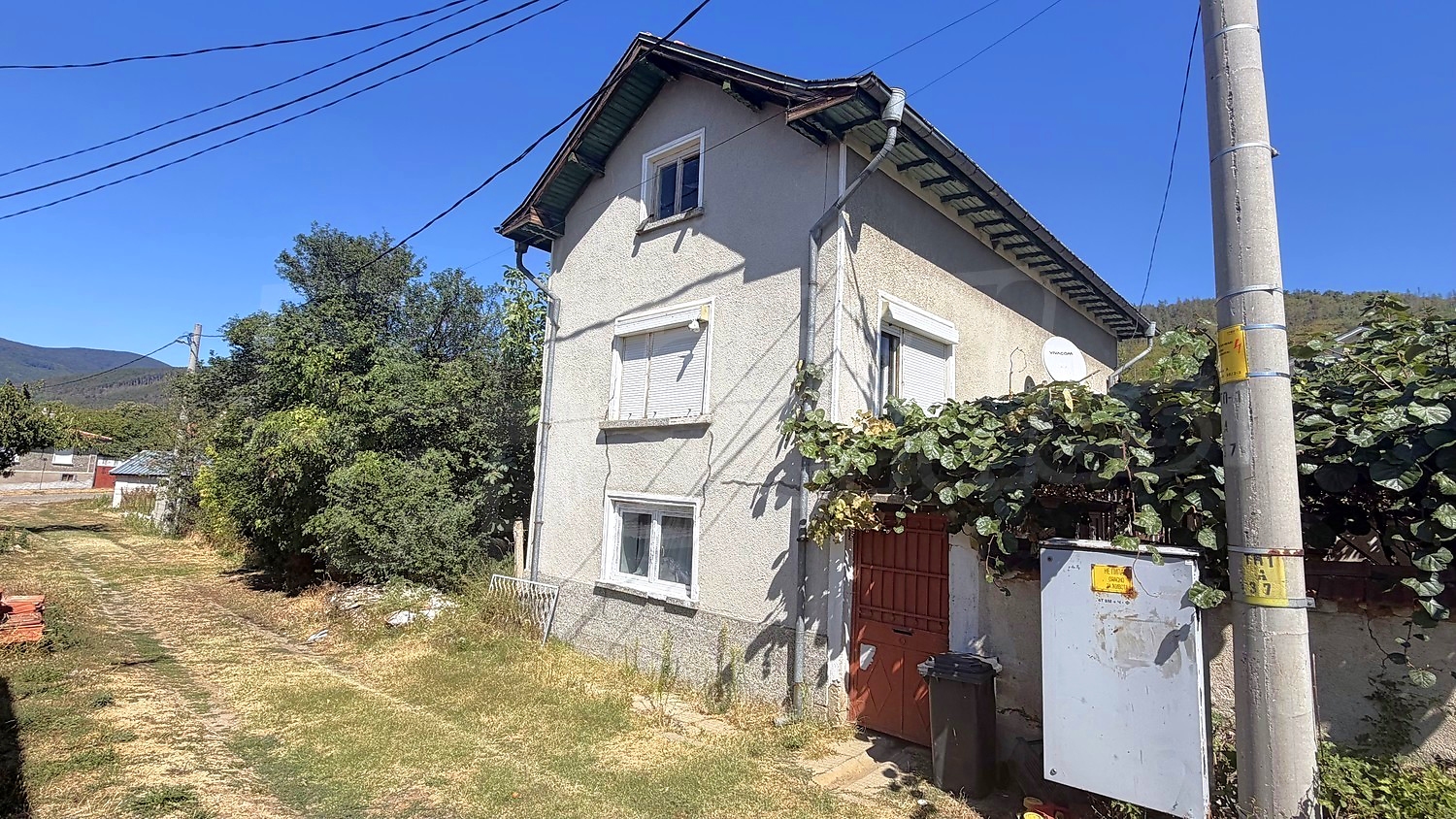 facade, outside, garden