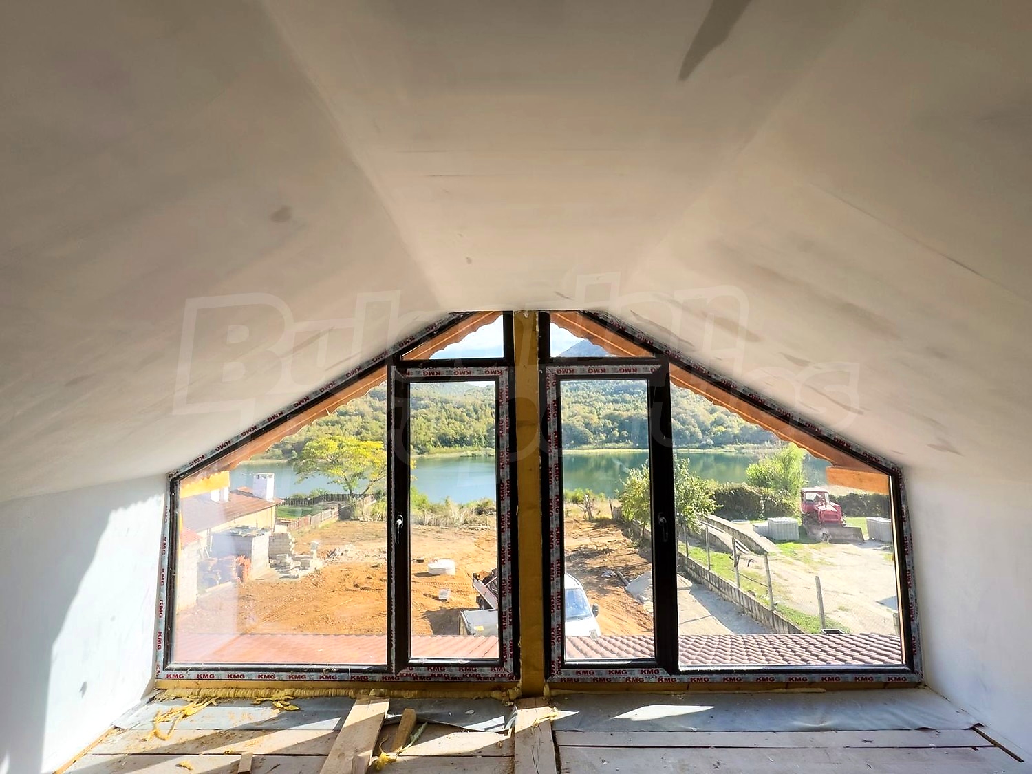 inside, view from balcony