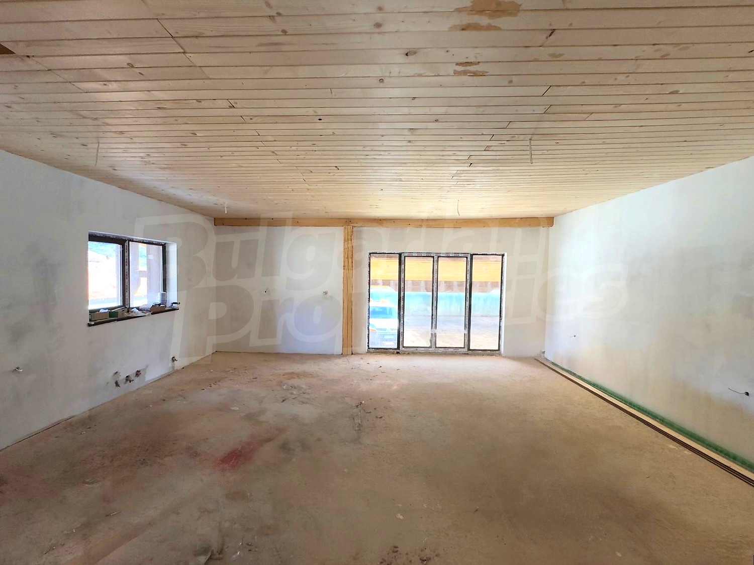 inside, unfurnished