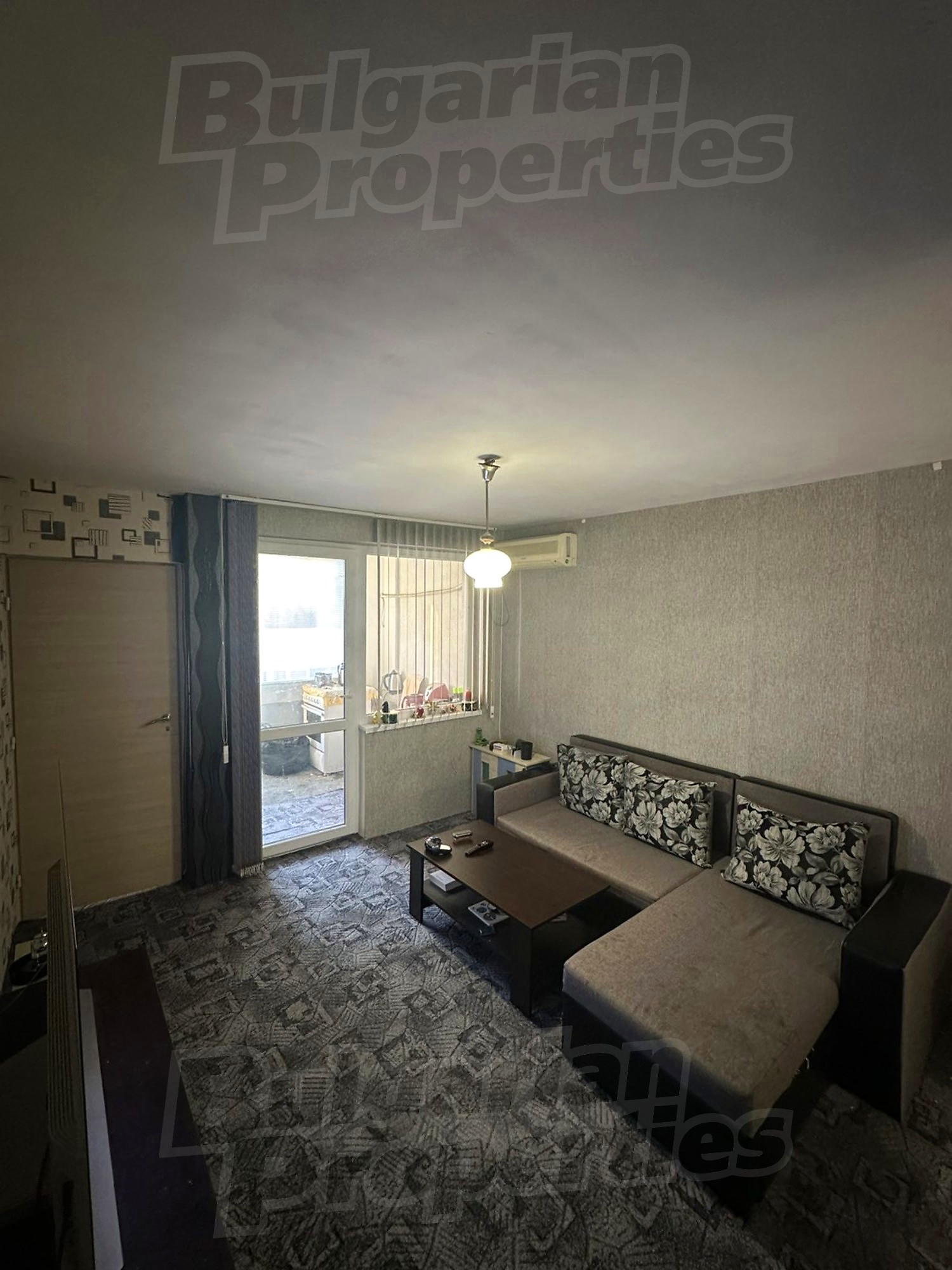 inside, living room, furnished, balcony