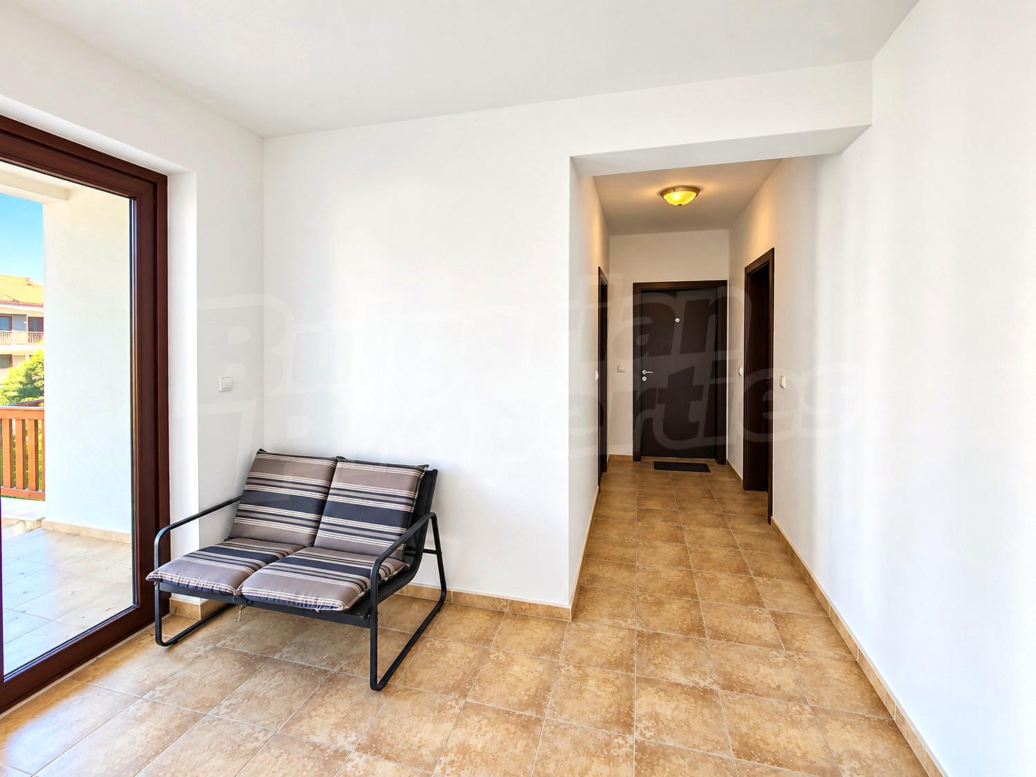 inside, hallway, balcony