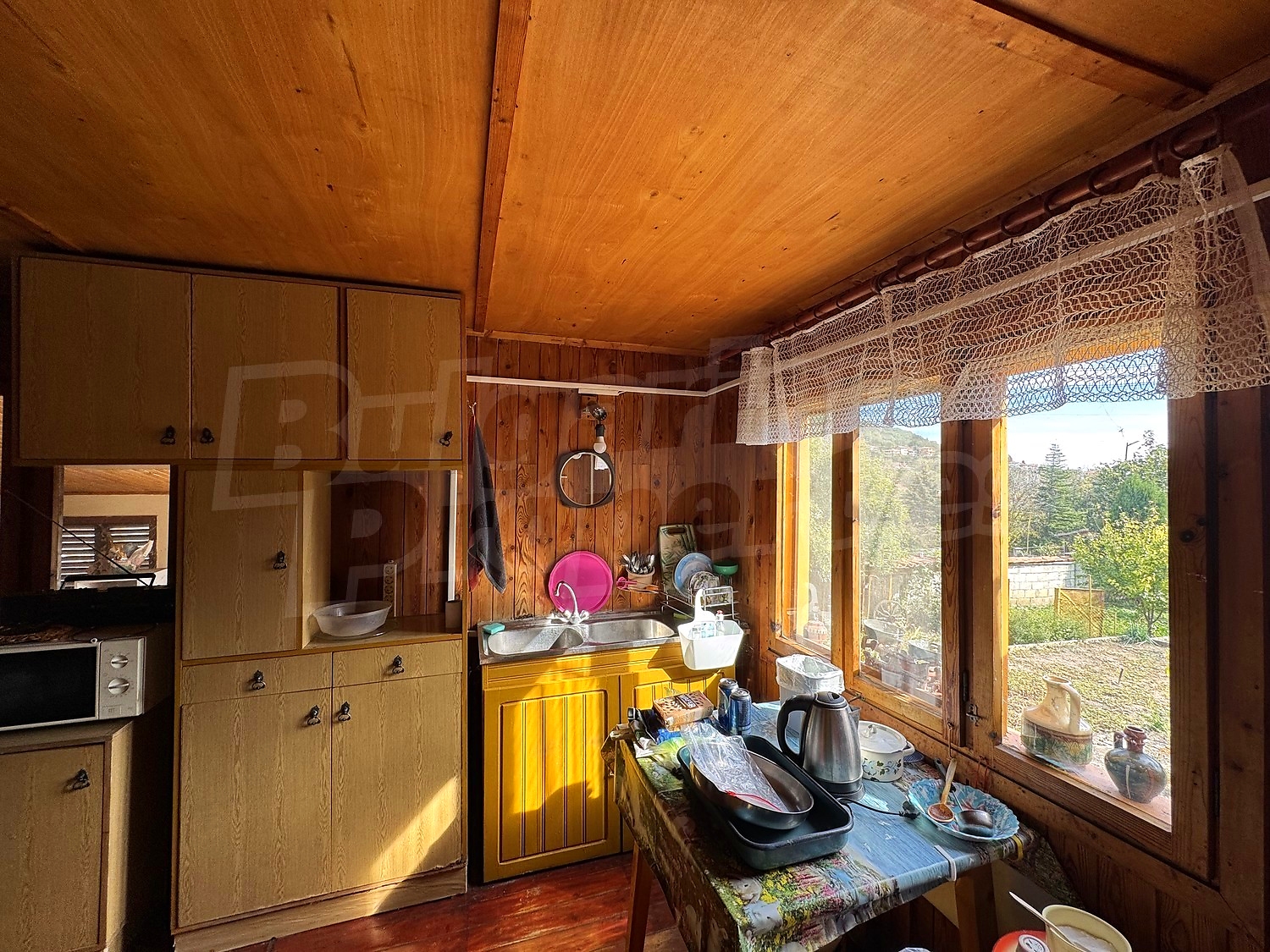 inside, kitchen, garden