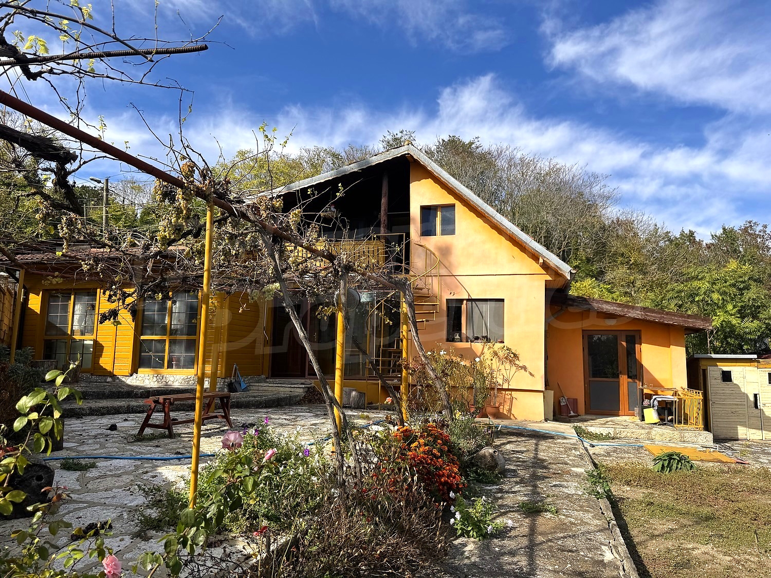 outside, facade, garden