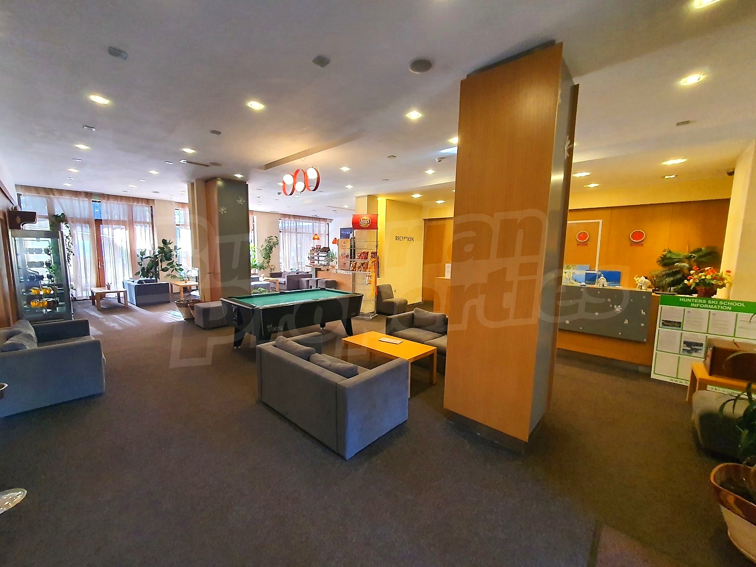 inside, furnished