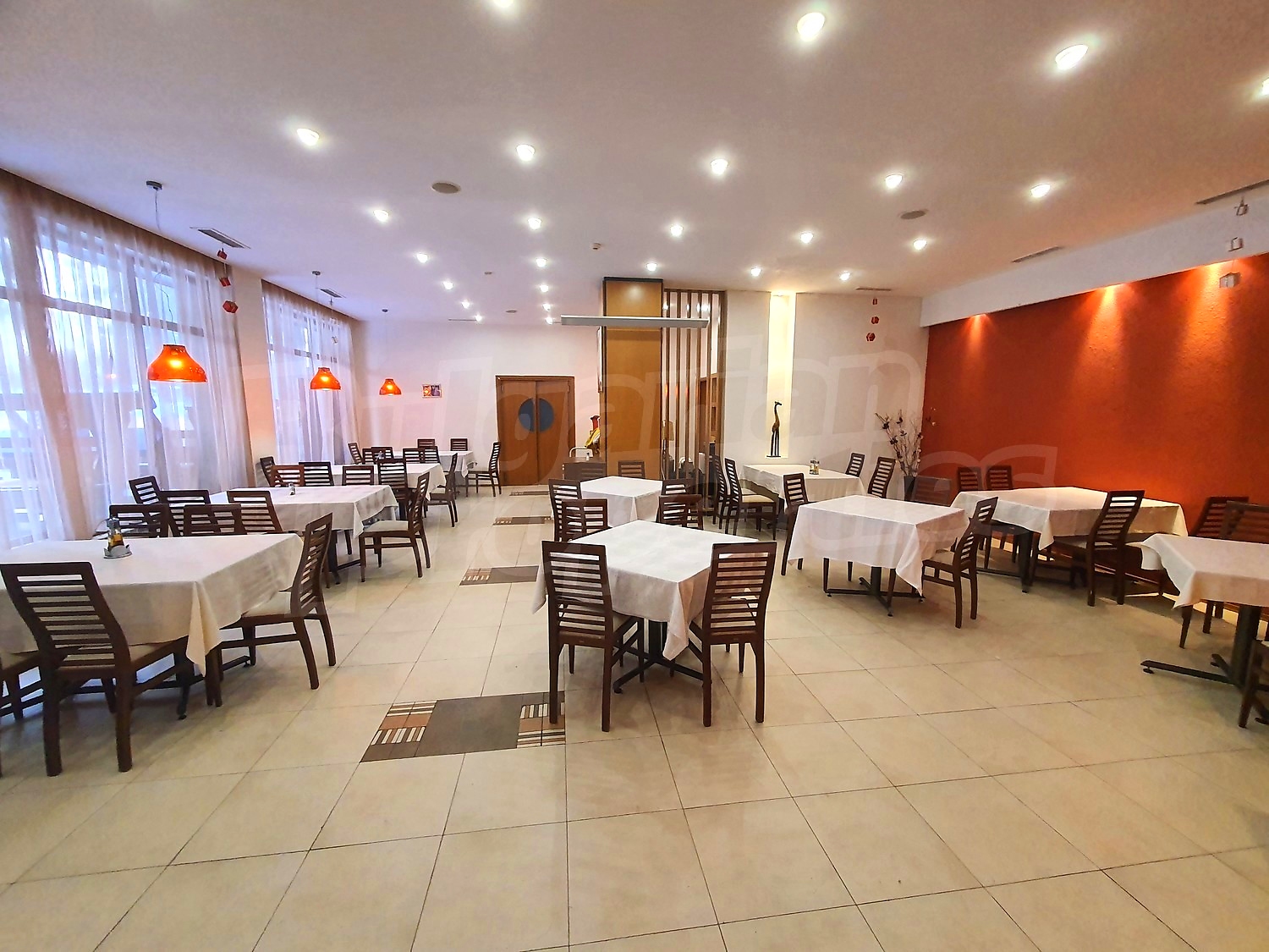 inside, furnished