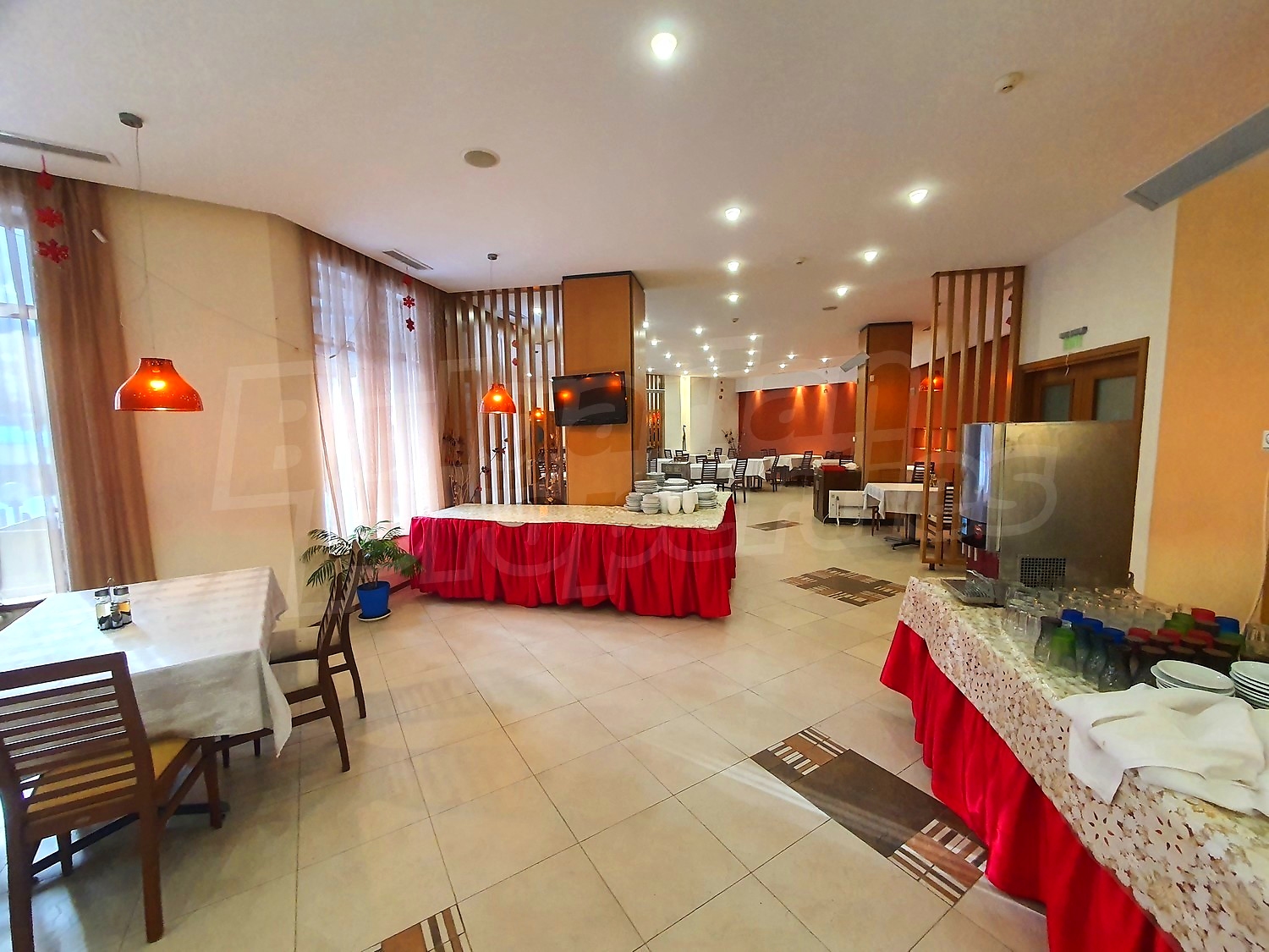 inside, furnished