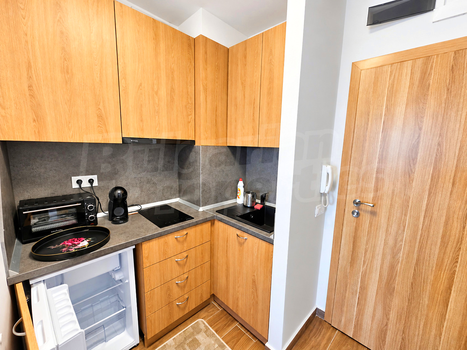 inside, kitchen, furnished