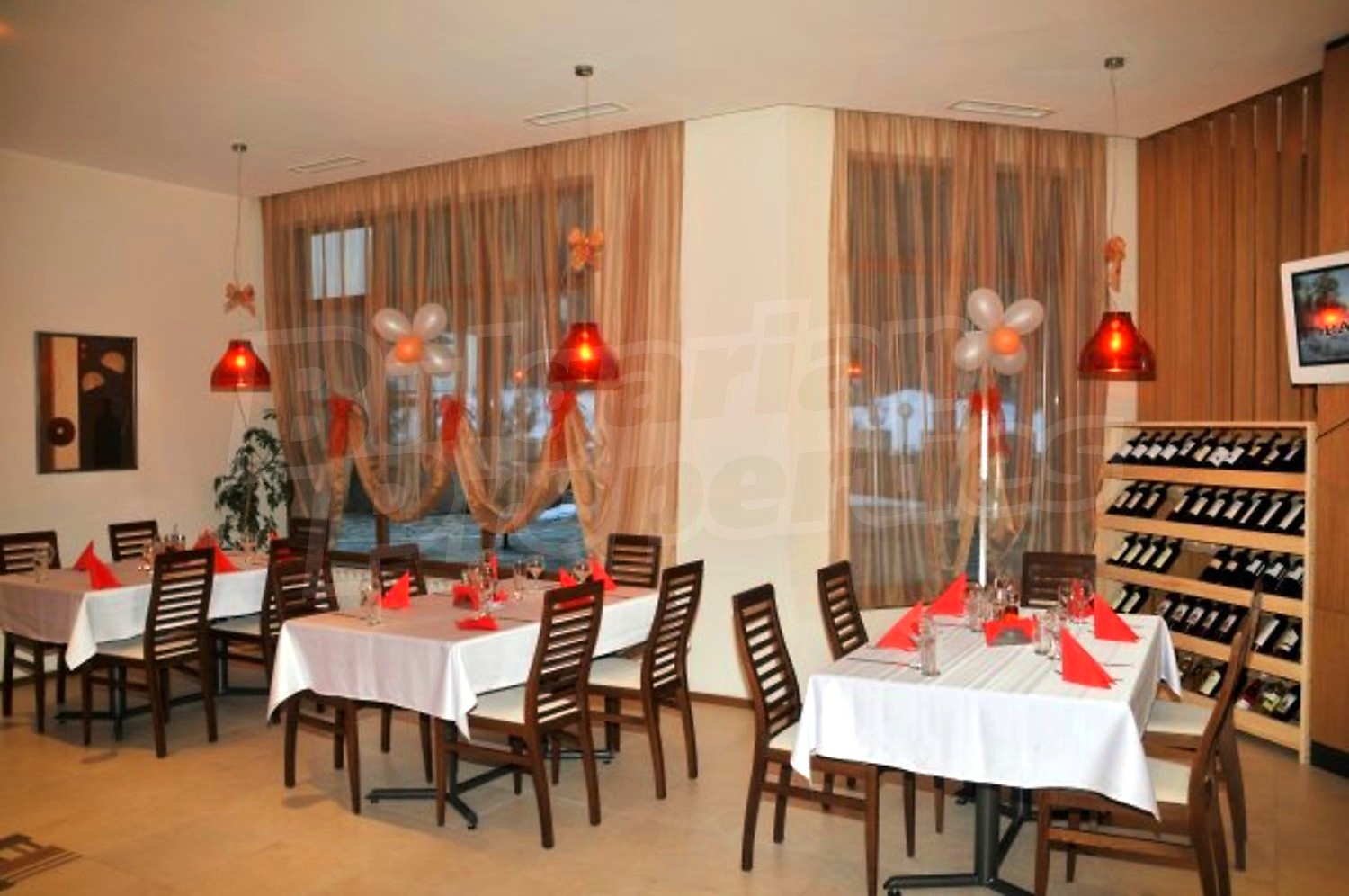 inside, furnished