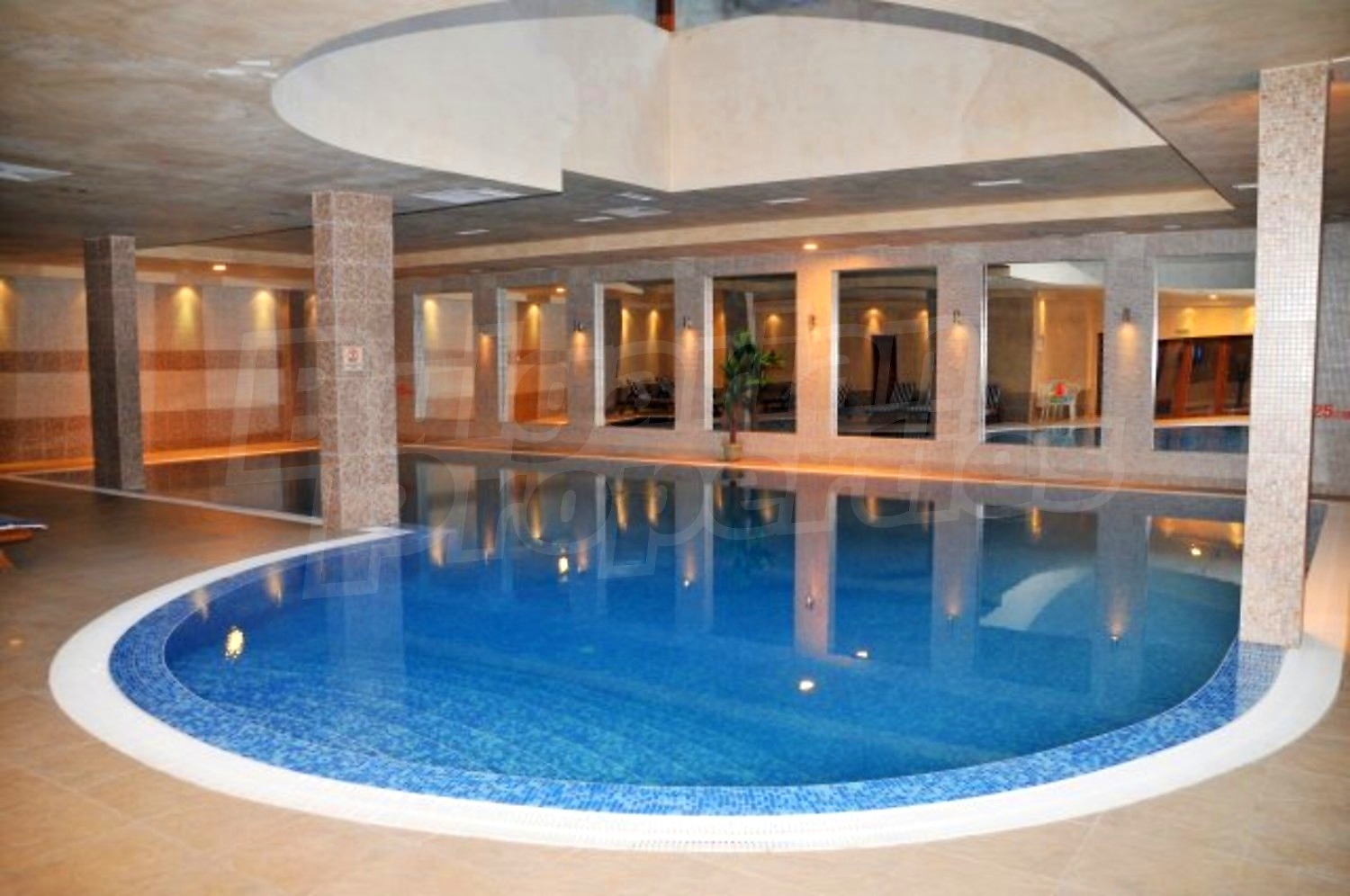 inside, pool