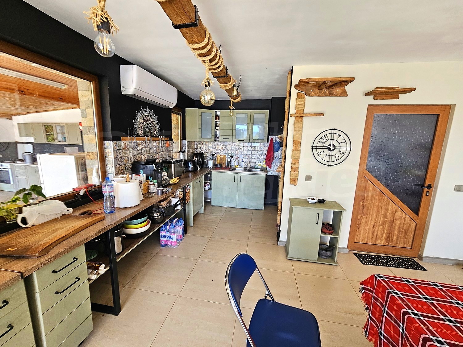 inside, kitchen, furnished