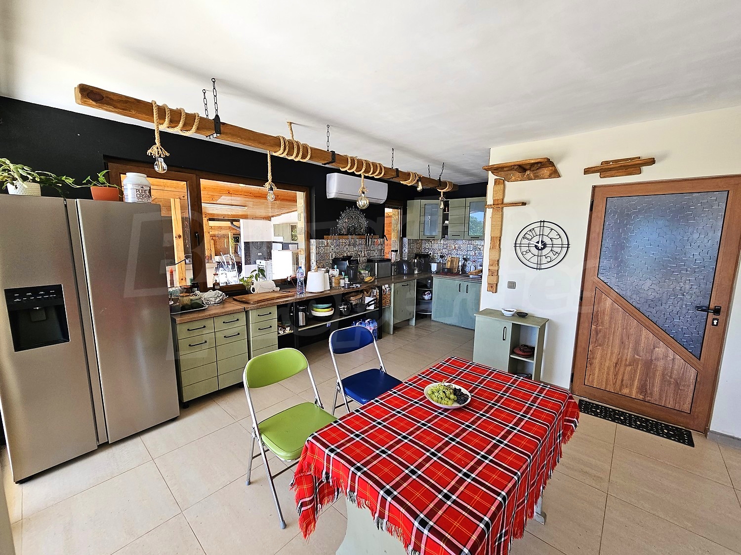 inside, kitchen, furnished