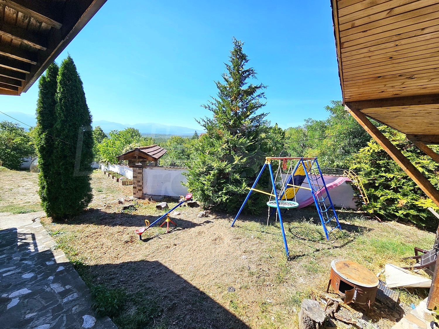 outside, garden, mountain, green area